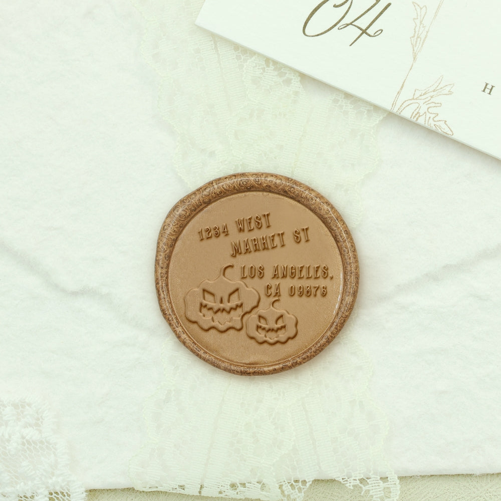 Halloween Custom Address Wax Seal Stamp1