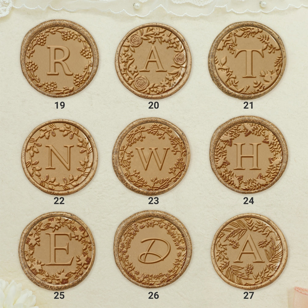 Name Wax Seal Stamp - （27 Design） -sku3