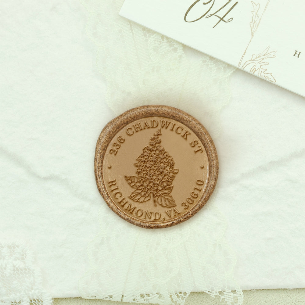 Natural Plant Custom Address Wax Seal Stamp - 27 27-2