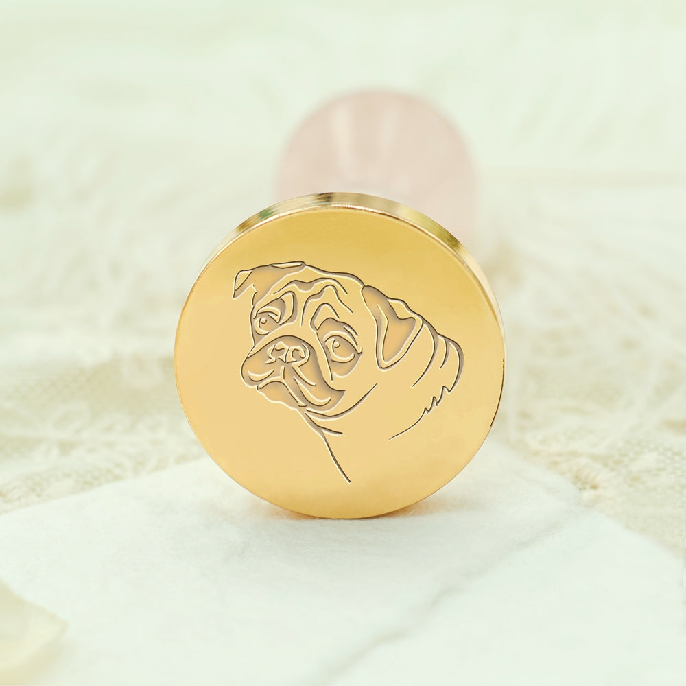 Pug Dog Wax Seal Stamp