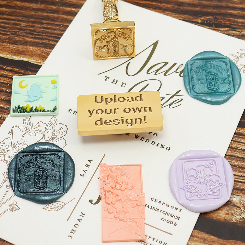 Custom Design Wax Seal Stamp with Your Artwork