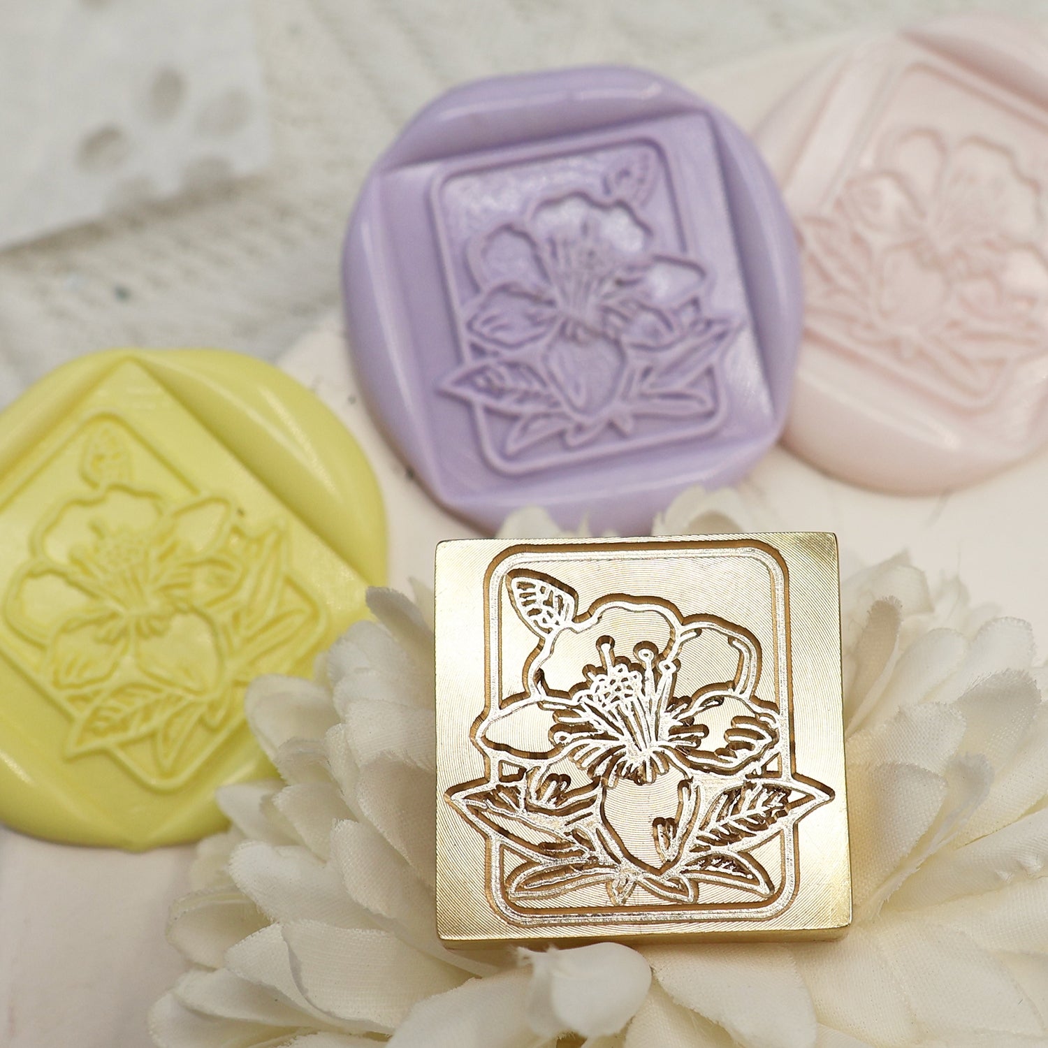 Rectangular & Square Fully Customized Wax Seal Stamp with Your Own Artwork 3