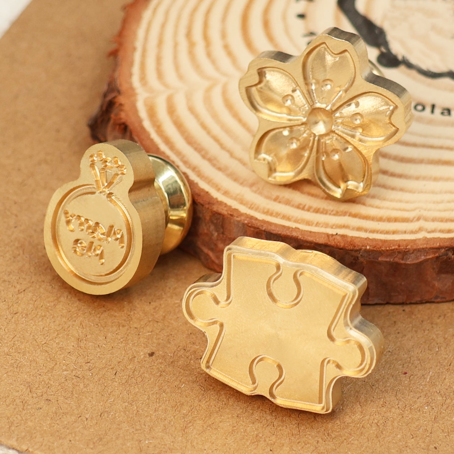 Special-Shaped Custom Design Wax Seal Stamp with Your Artwork 4