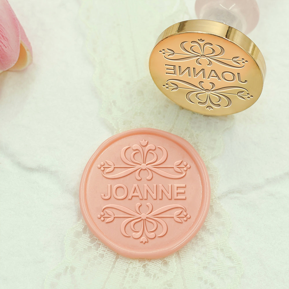 Custom Name Wax Seal Stamp with Full Name / Initial (27 Designs)-2