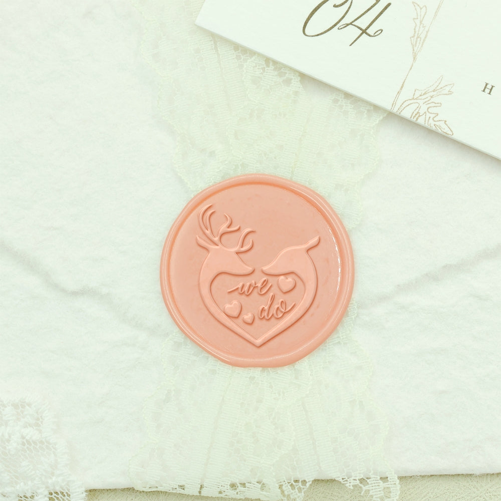 Wedding Symbol Wax Seal Stamp - Style 4 4-2