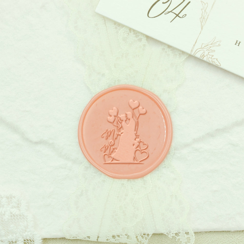 Wedding Symbol Wax Seal Stamp - Style 7 7-2