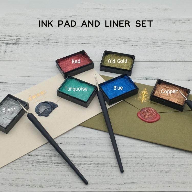 Metallic Highlighting Ink Pad for Wax Seals