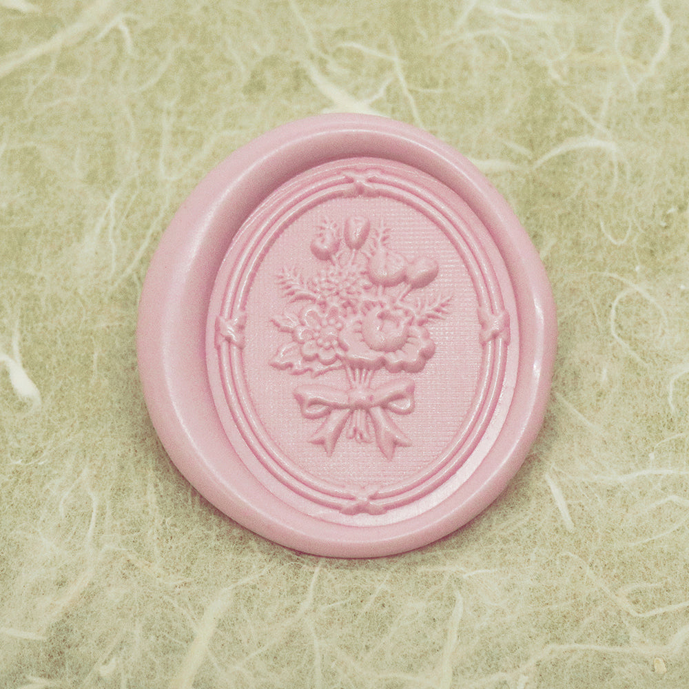 Relief Bouquet Wax Seal Stamp from Amz Deco.