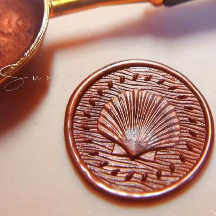3D Seashell Wax Seal Stamp from AmzDeco