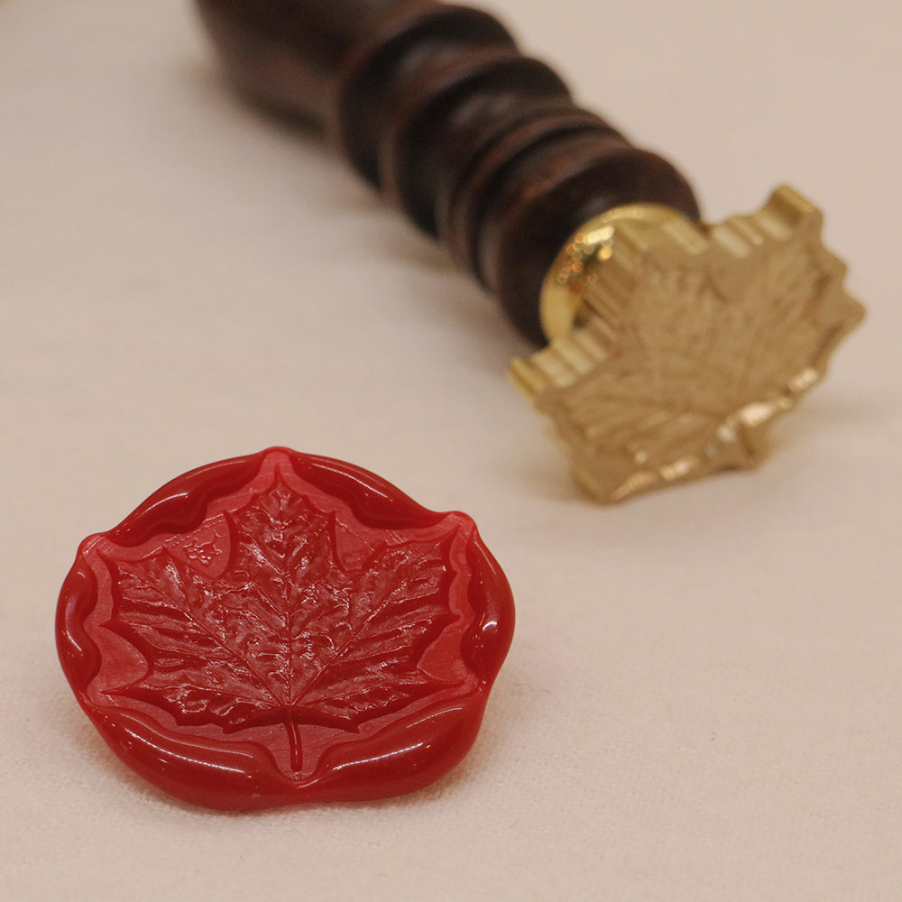 A 3D relief maple wax seal stamp from AMZ Deco