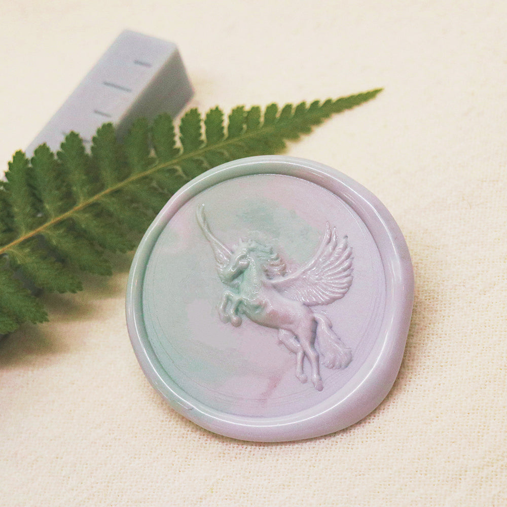 A beautiful 3D relief pe-=gasus wax seal stamp from AMZ Deco.