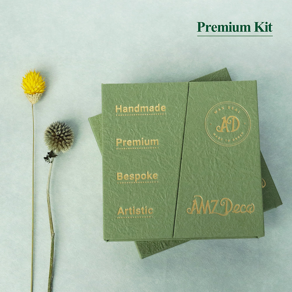 AMZ Deco wax stamp premium kit gift pack 1