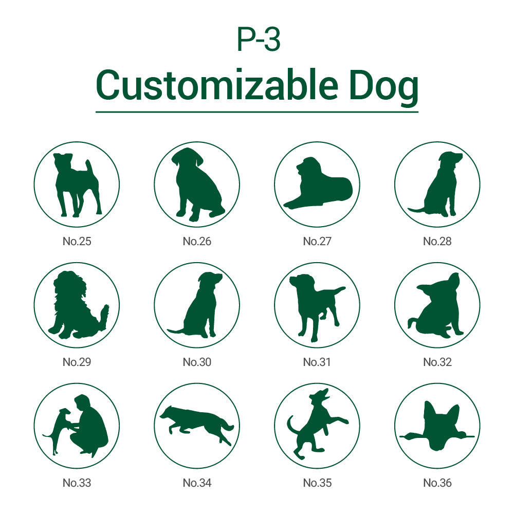 Customizable Dog Wax Stamps from AMZ Deco.