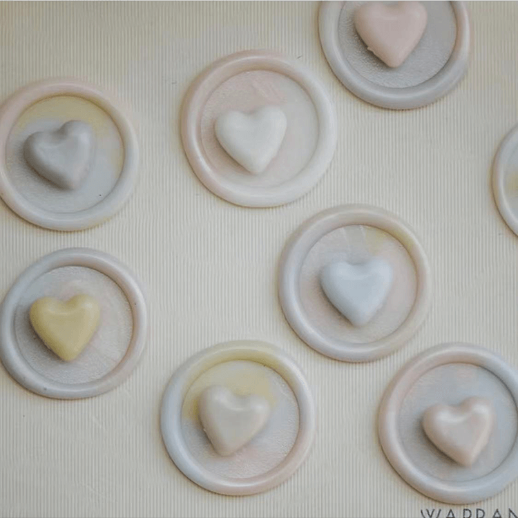 Heart Shaped Morandi Color Sealing Wax Beads (8 Colors) page4