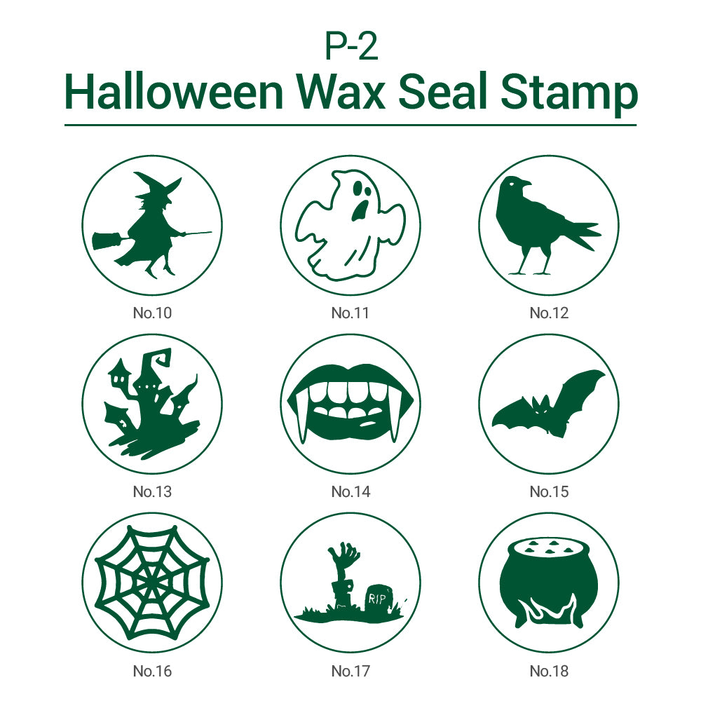 Halloween Wax Stamp from AMZ Deco.