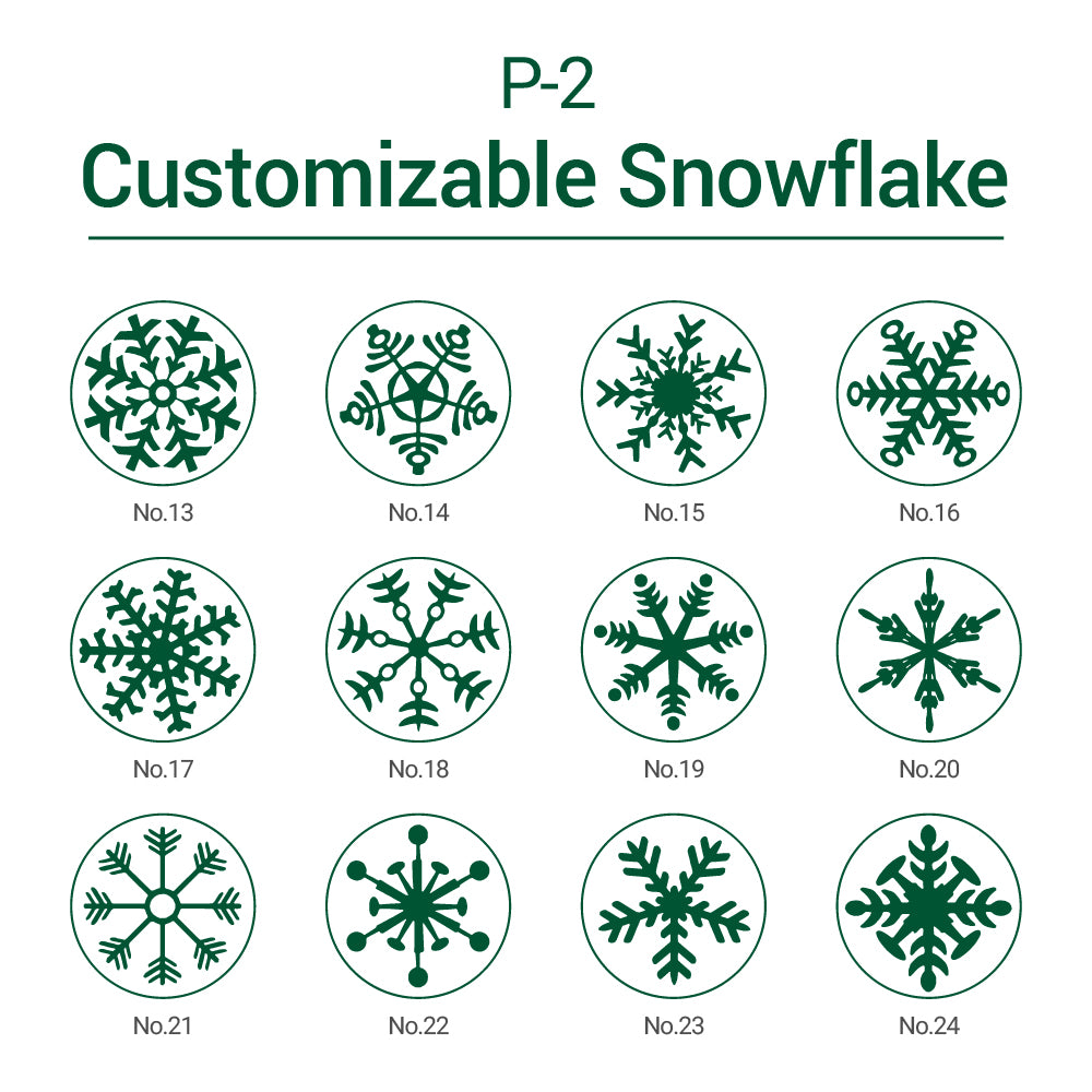 Snowflake Symbol Stamp