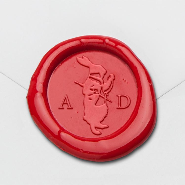 Customizable Alice Wonderland Wax Seal Stamp