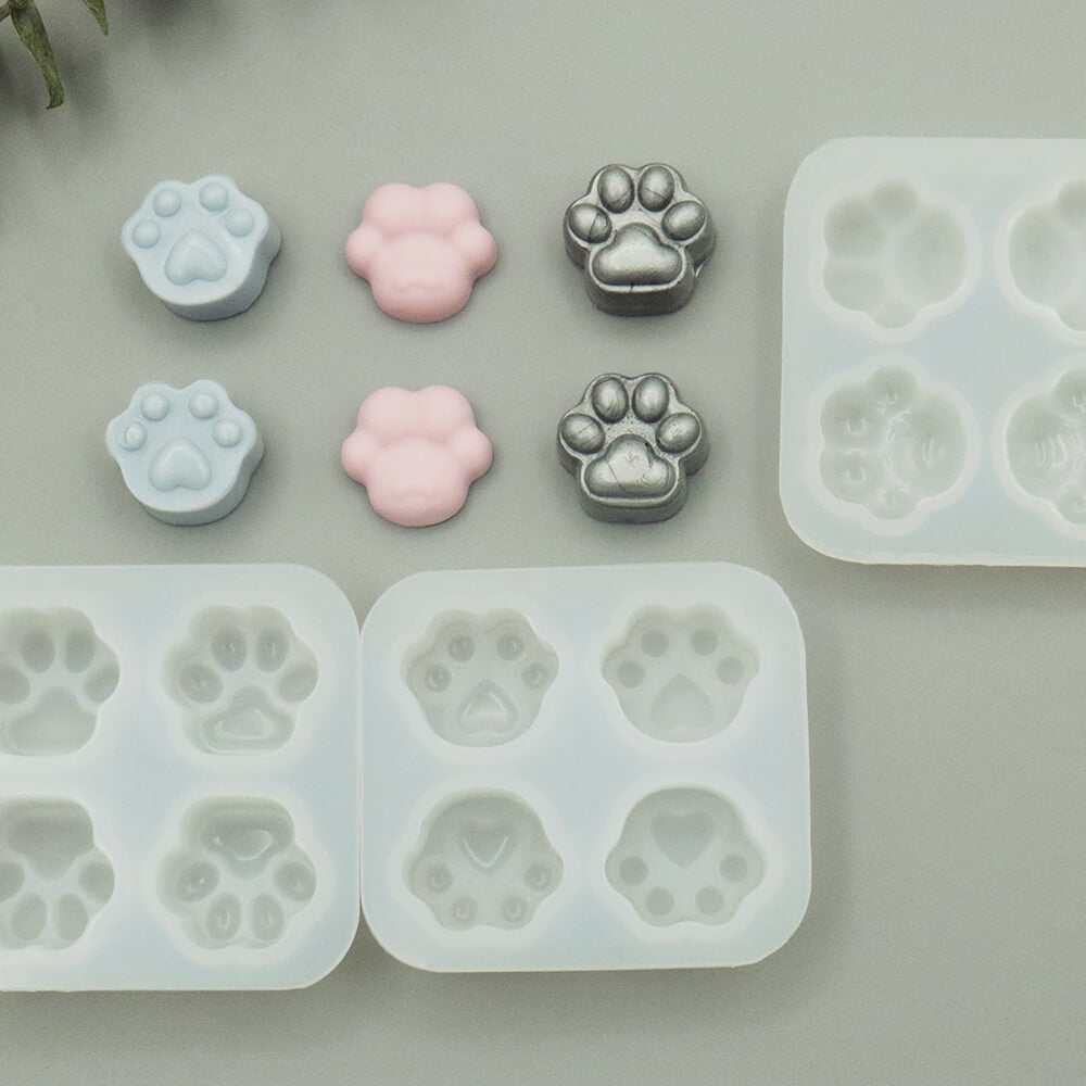 Cat's Paw Silicone Wax Mold from AMZ Deco