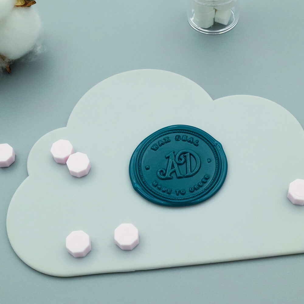 Cloud Shaped Silicone Non-stick Pad from AMZ Deco with Wax Seals
