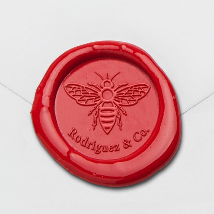Custom Bee Wax Seal - Handmade Customizable Bee Wax Seal Stamp