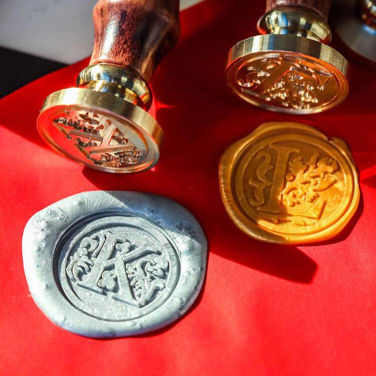 Single Initial Wax Seal Stamp