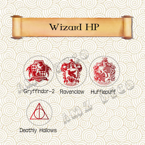 SEAL Harry Potter Hogwarts/school of magic/letters and stamps/wax/Envelopes/emblem/Ravenclaw/Gryffindor  / Hufflepuff /