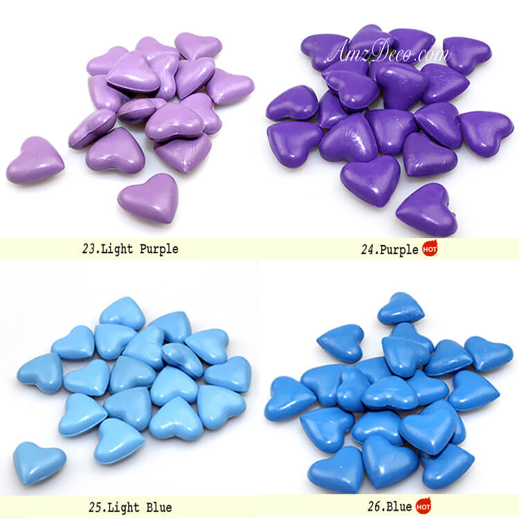 Heart Shaped Sealing Wax Beads (28 Colors) - Multicolor 2