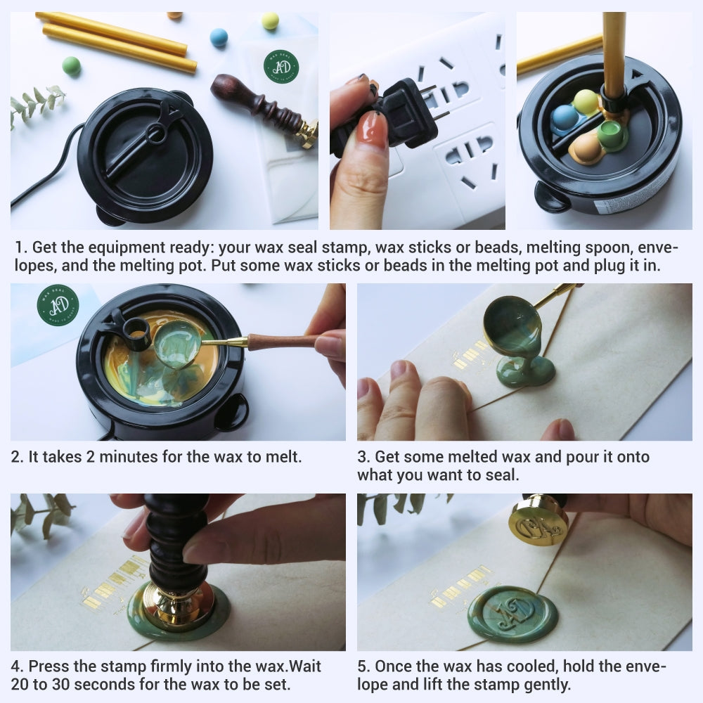 How to Use an electric sealing wax melting pot