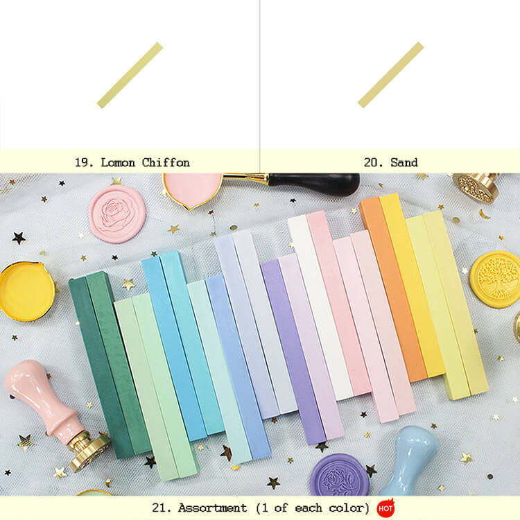 Matte Pastel Wickless Sealing Wax Stick (20 Colors) page4