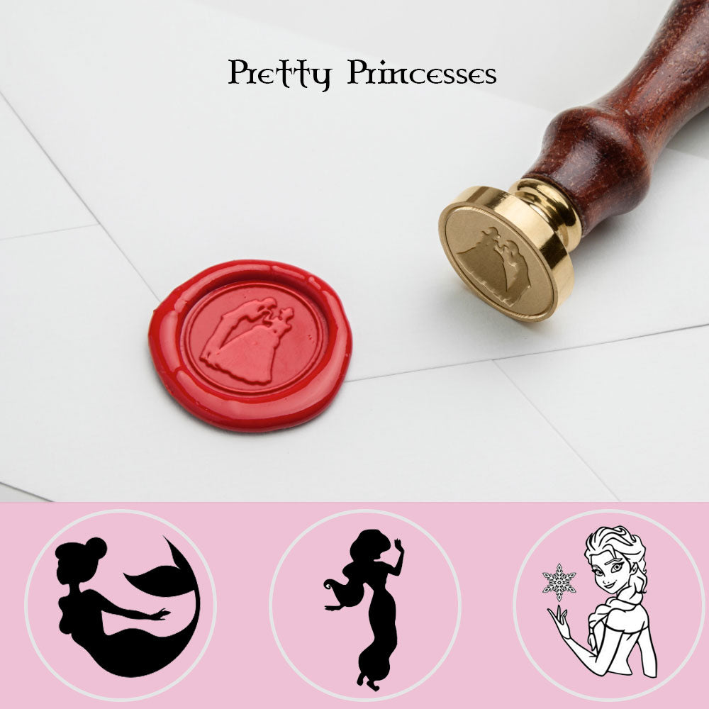 Tale Princess Wax Seal Stamp - Cinderella, Beauty and Beast