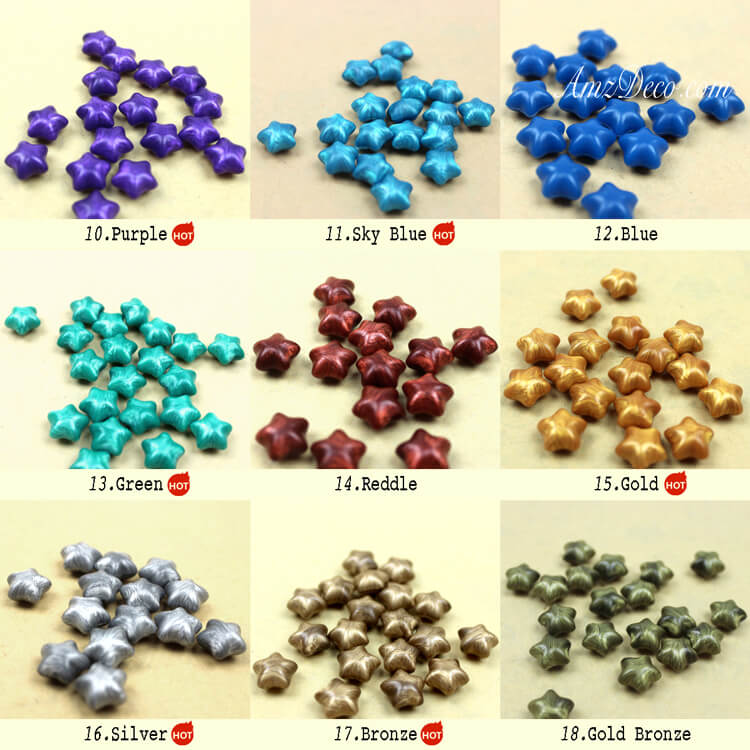 Star Shaped Sealing Wax Beads (22 Colors) 3