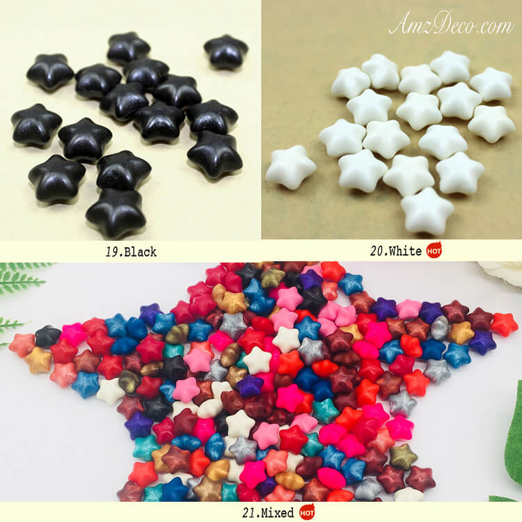 Star Shaped Sealing Wax Beads (22 Colors) 4