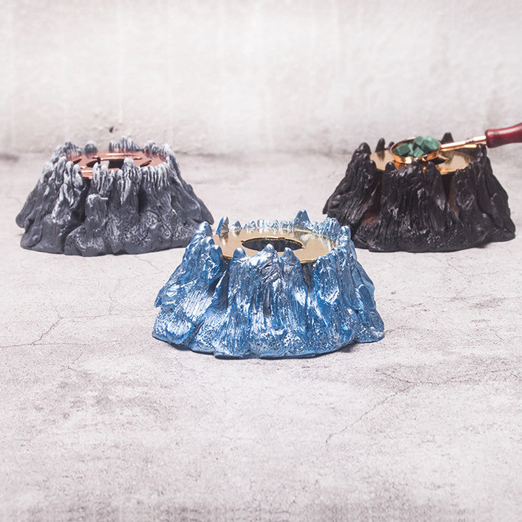 Volcano Shaped Sealing Wax Melting Set / Furnace 3