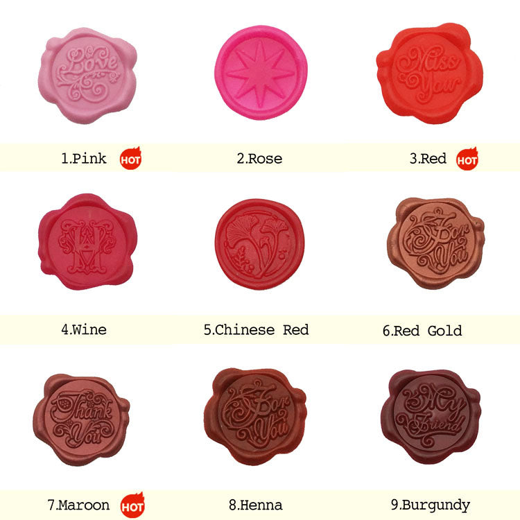 Custom Self Adhesive Wax Seal Sticker with Double Initials / Couple's Names